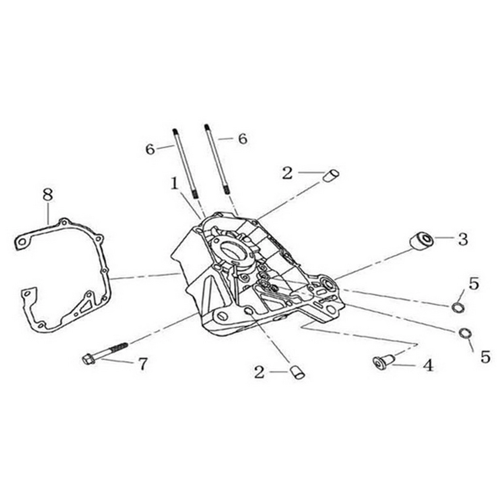 ASYA GY (50-GY) MOTOR GOVDE SAG #AS50-GY E0601